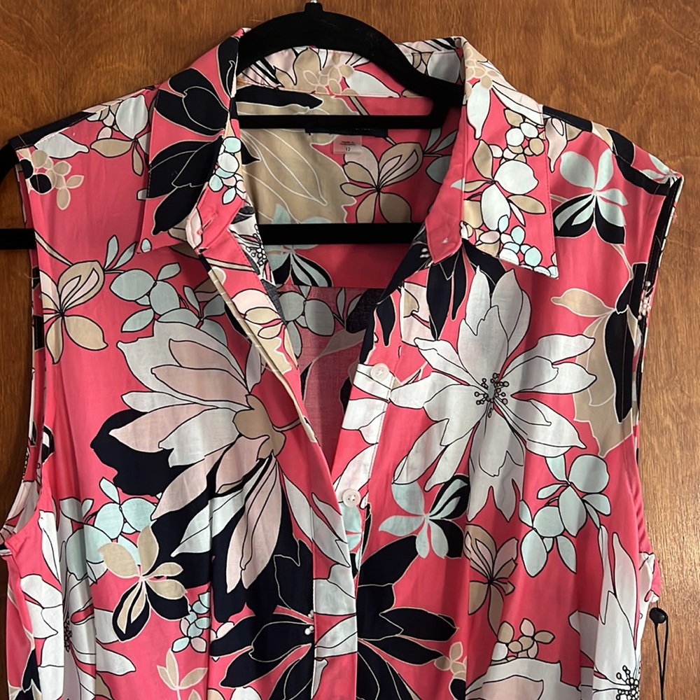 NWT Tommy Hilfiger Button up Dress size 12